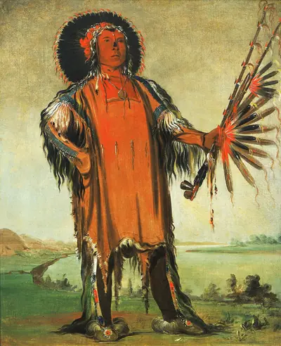 Ha-na-tá-nu-maúk, Wolf Chief, Head Chief of the Tribe
