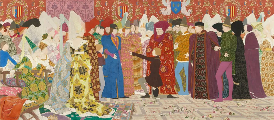 Her Appeal to the Dauphin (Joan of Arc series: II) by Louis Maurice Boutet de Monvel