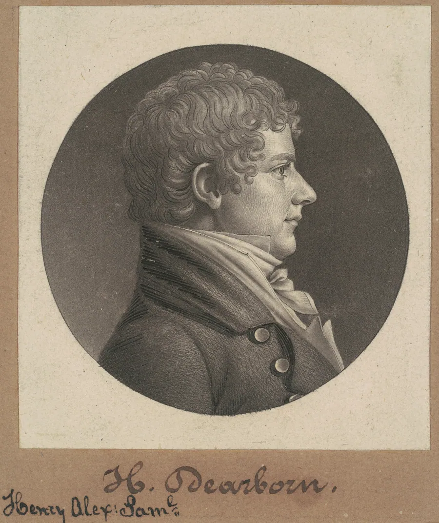 Henry Alexander Scammell Dearborn by Charles B. J. Févret de Saint-Mémin