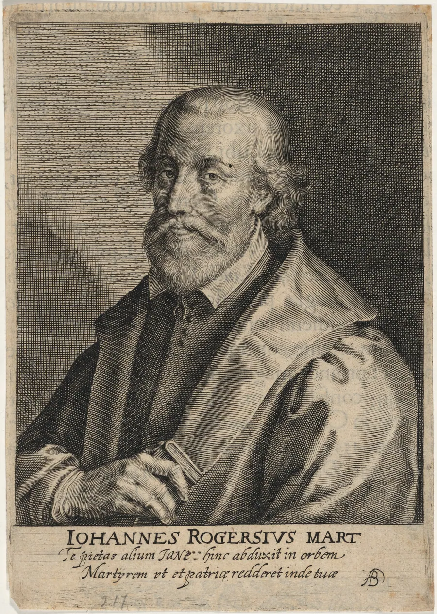 John Rogers, Prebendary of Saint Paul's, Protestant Martyr by Willem de Passe