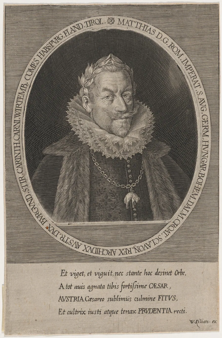 Emperor Matthias by Wolfgang Philipp Kilian