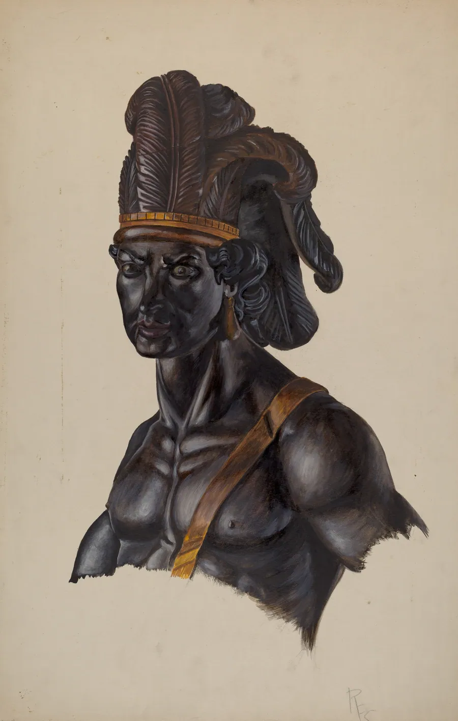 Cigar Store Indian by Richard F. Smith