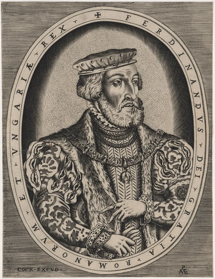 Ferdinand I, Roman Emperor by Hieronymus Cock