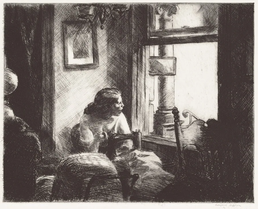 East Side Interior by Edward Hopper