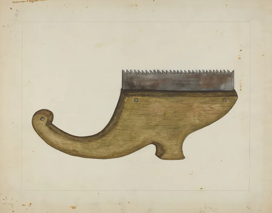 Handmade Saw by Evelyn Bailey