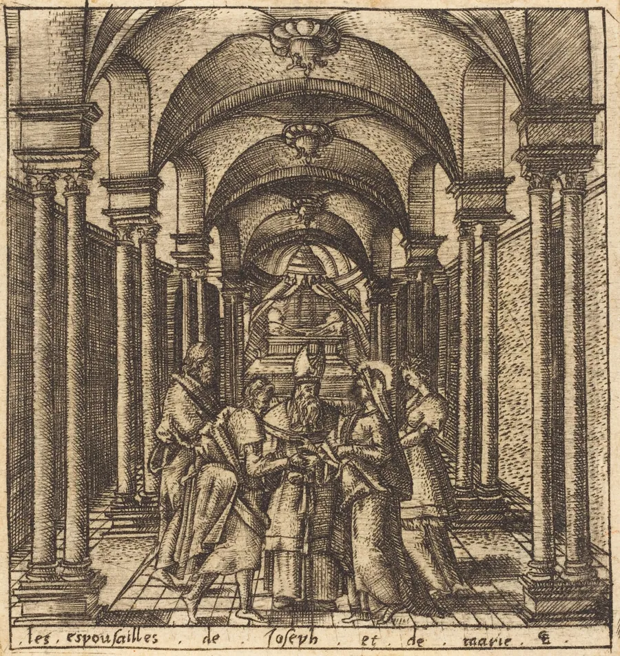 The Marriage of the Virgin by Léonard Gaultier