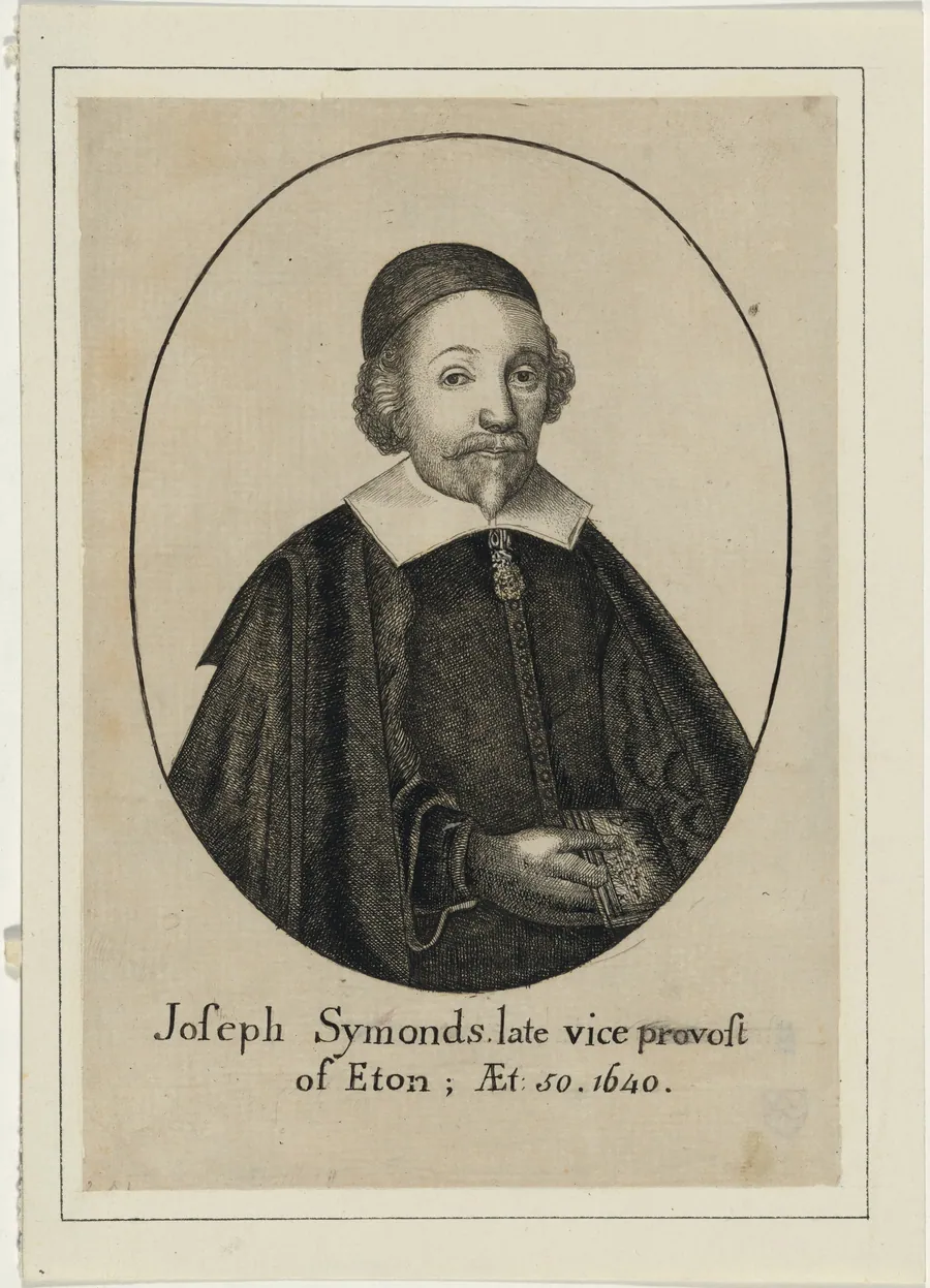 Joseph Symonds, Vice-Provost of Eton by Unknown 19th Century