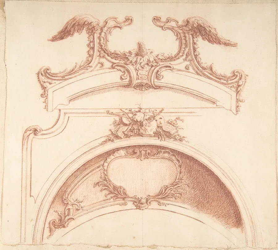 Preparatory Studies for Plates 90 and 91 of "Maisons de plaisance," Volume II by Jacques François Blondel