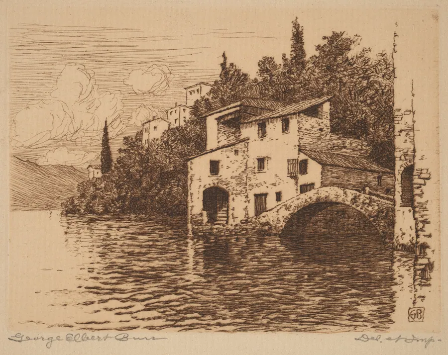 On Lake Como by George Elbert Burr