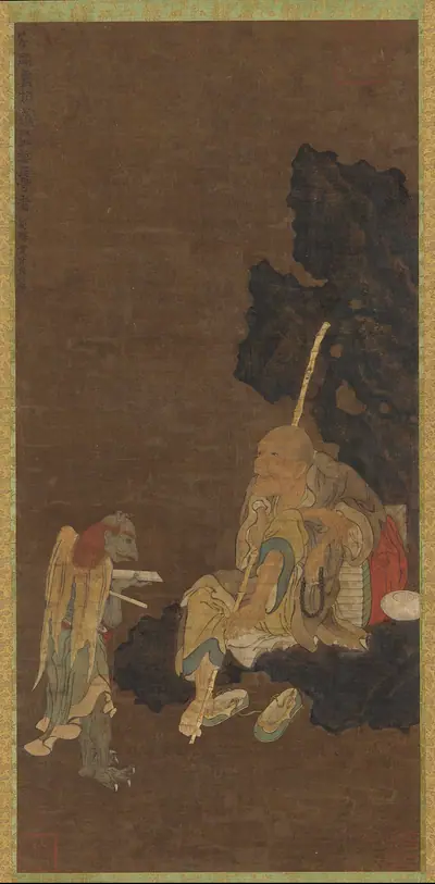 Luohan and demon