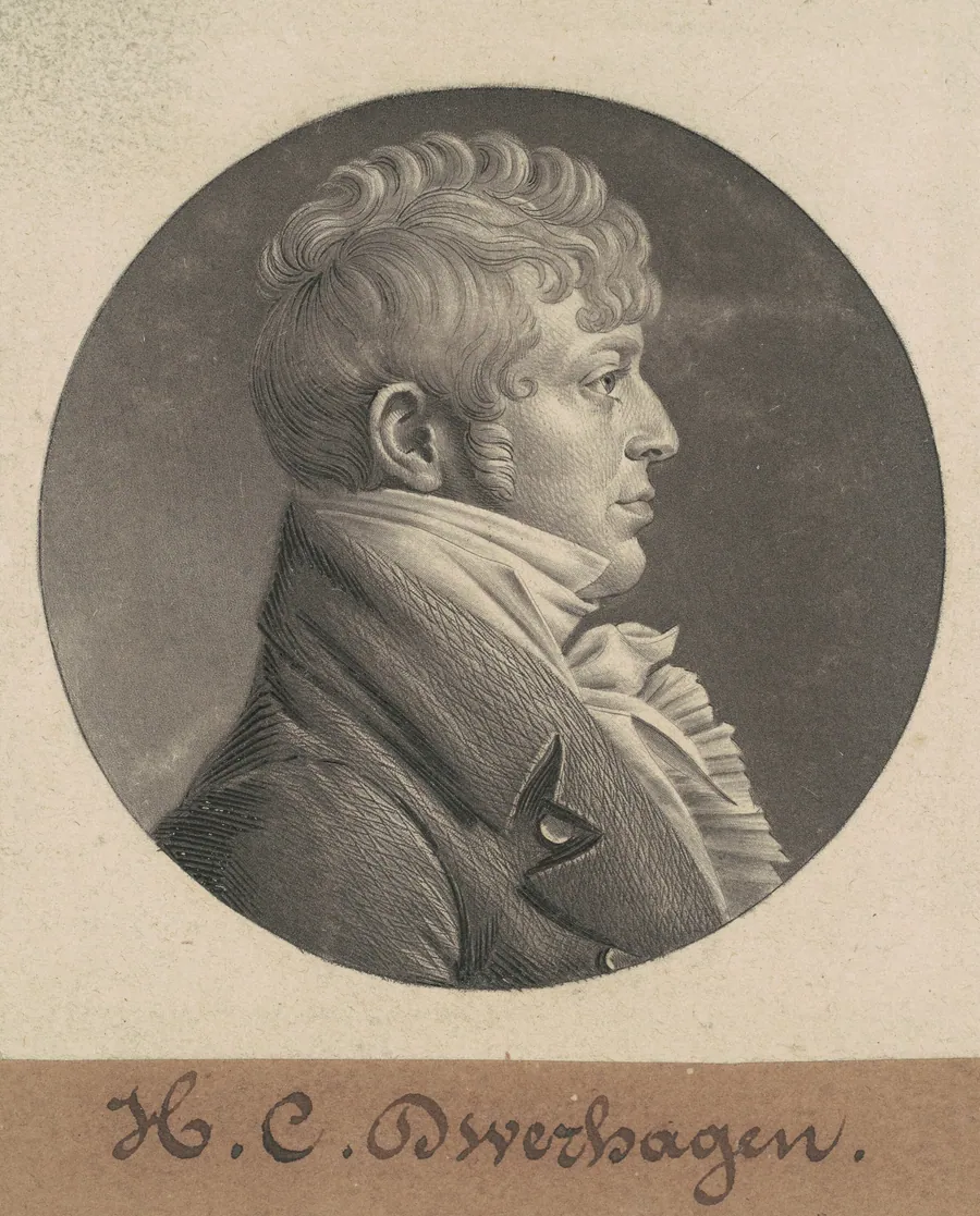 H. C. Dwerhagen by Charles B. J. Févret de Saint-Mémin