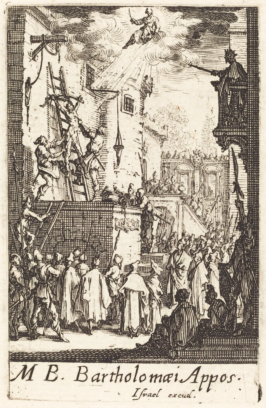 The Martyrdom of Saint Bartholomew by Jacques Callot