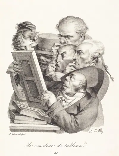 Les amateurs de tableaux (The Picture Enthusiasts)