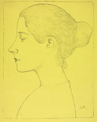 Portrait of a Young Woman (Profil de jeune fille)