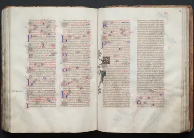 The Gotha Missal: Fol. 107r, Text