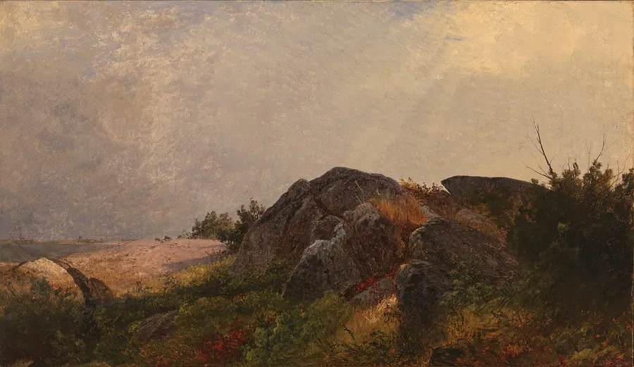 Clearing Off by John Frederick Kensett, born Cheshire, CT 1816-died New York City 1872