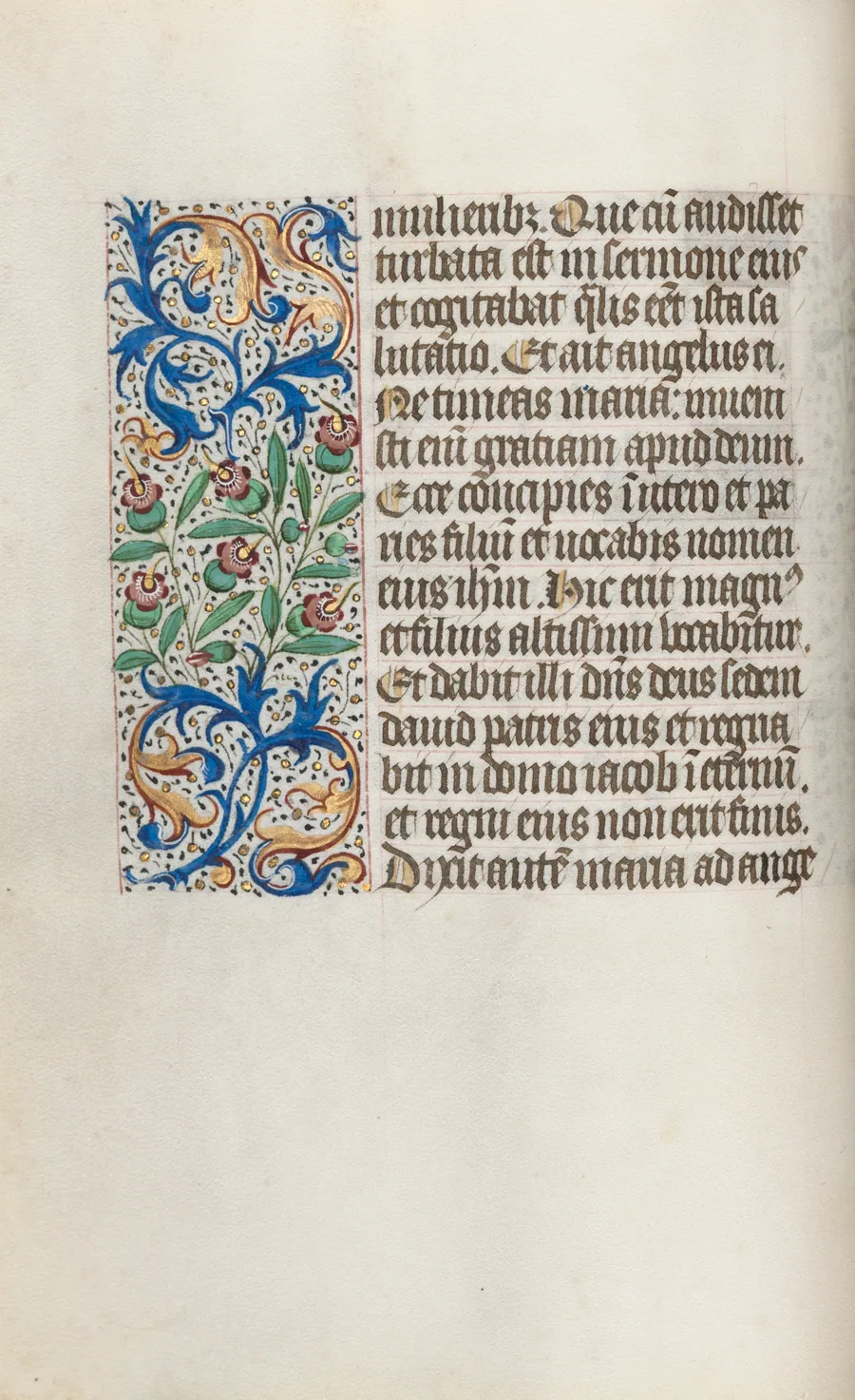 Book of Hours (Use of Rouen): fol. 15v by Master of the Geneva Latini
