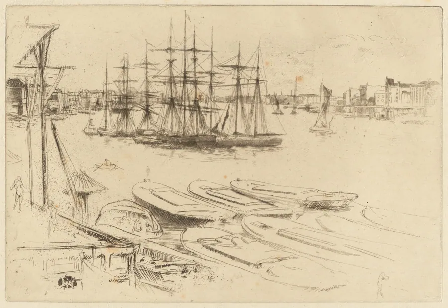 The Large Pool by James McNeill Whistler