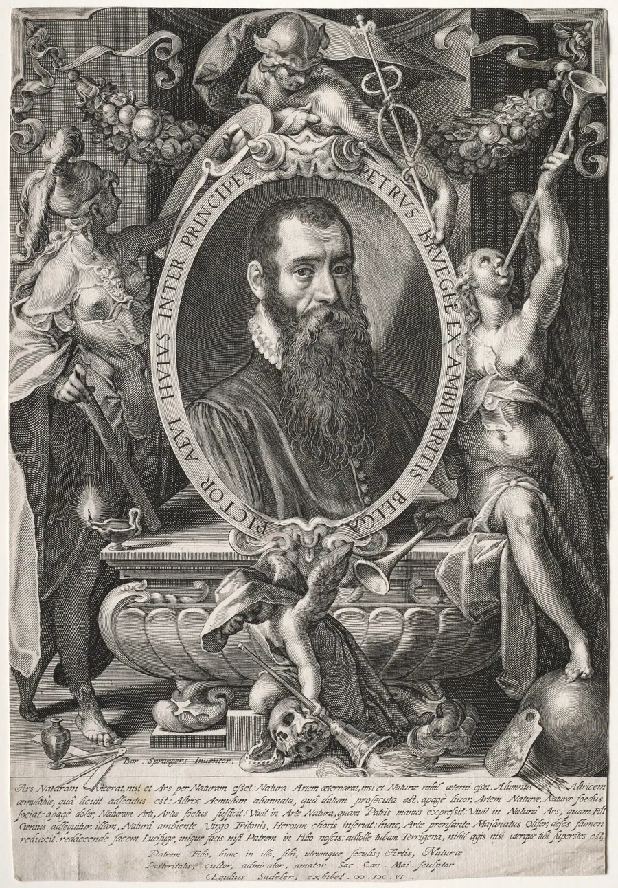 Peter Bruegel by Aegidius Sadeler