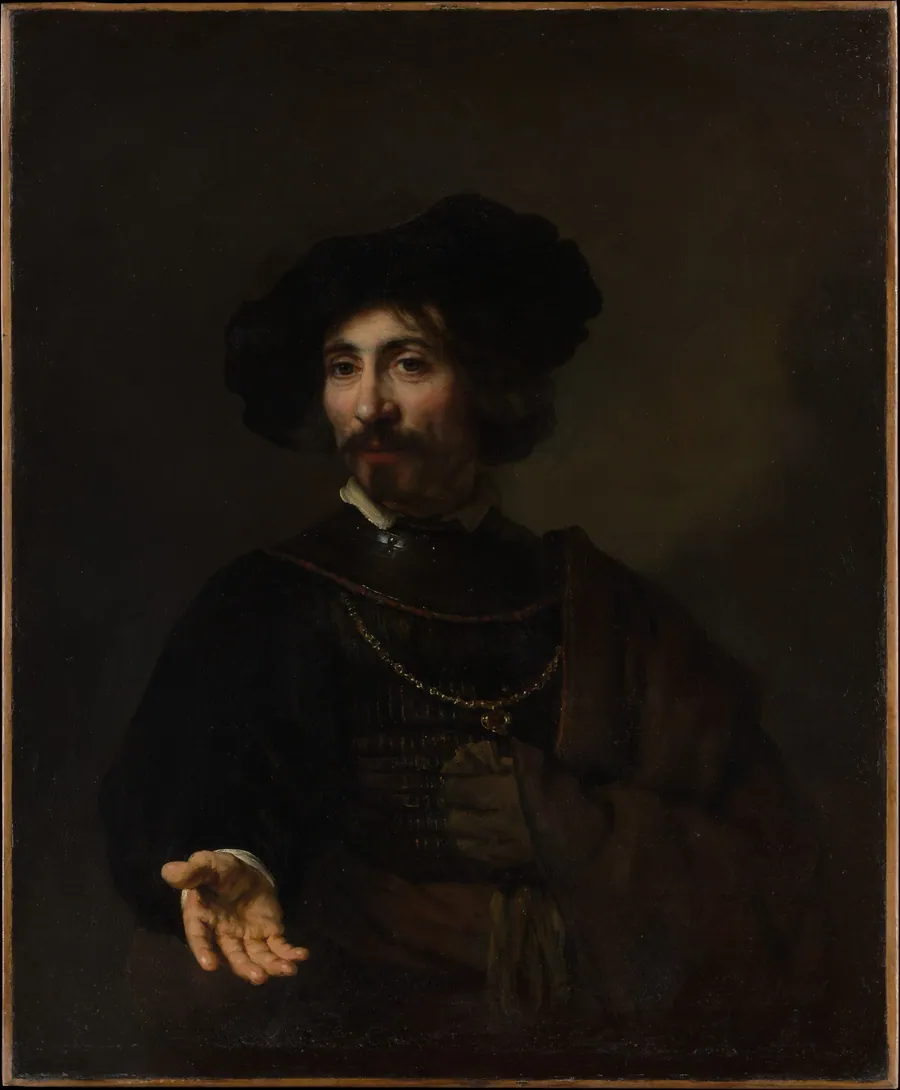 Man with a Steel Gorget by Rembrandt