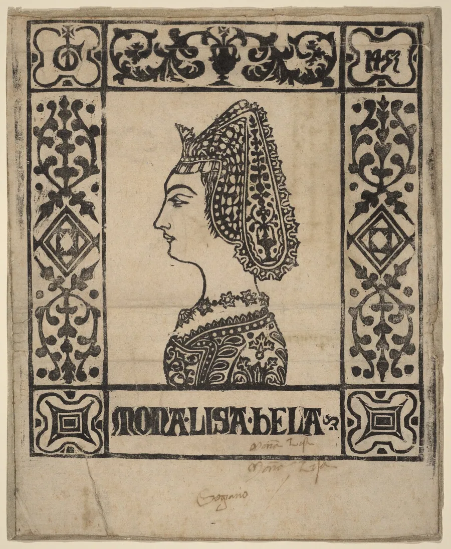 Mona Lisa Bela by Italian 15th Century