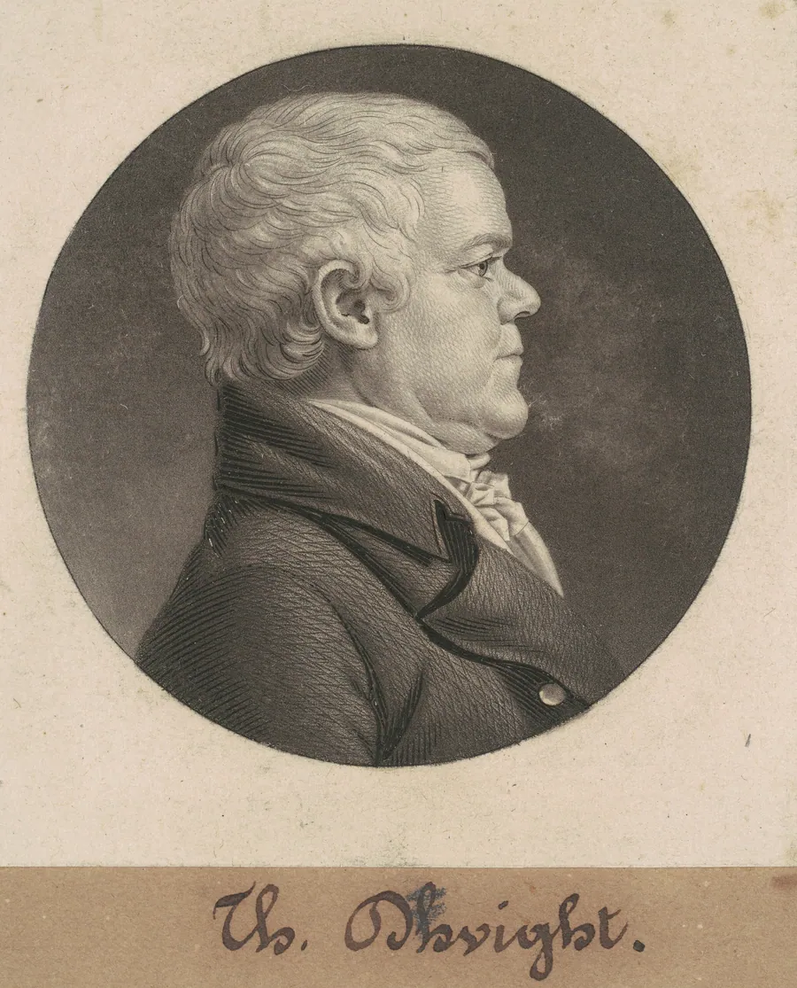 Thomas Dwight by Charles B. J. Févret de Saint-Mémin