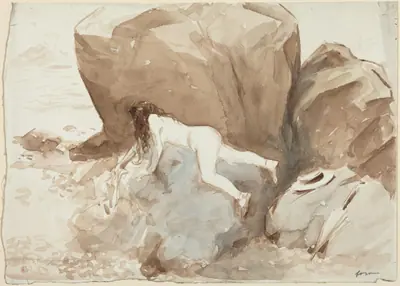 Nude on Rocks