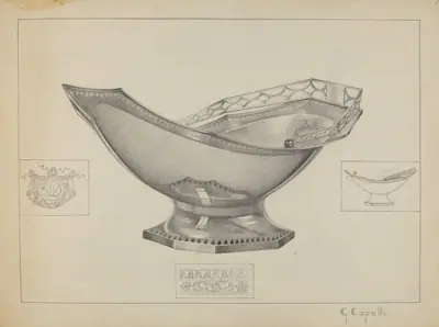 Silver Cake Basket