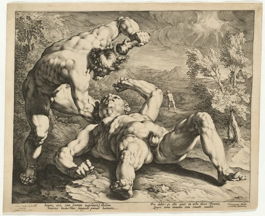 Cain Killing Abel by Jan Muller