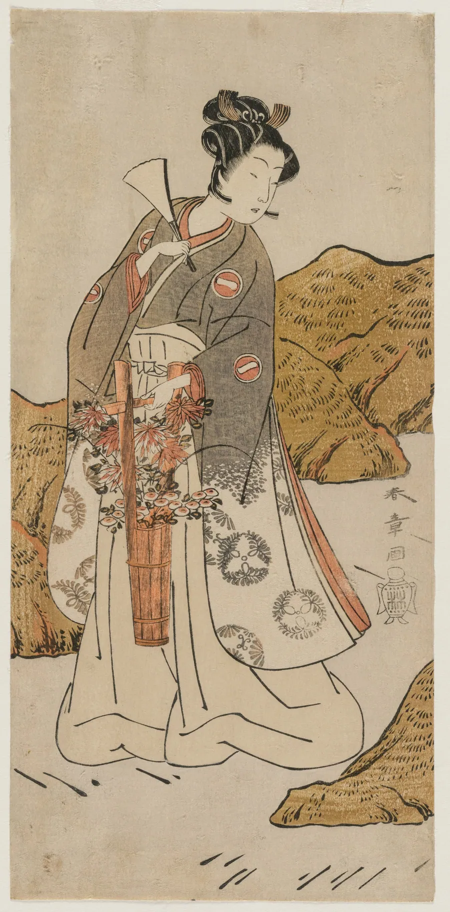 Ichikawa Monnosuke II as a Temple Page by Katsukawa Shunshō