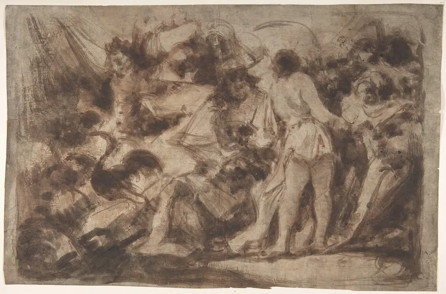 The Chastisement of Luxury by Eugenio Lucas