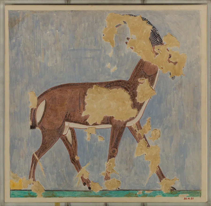 Ibex, Tomb of Amenhotep by Nina de Garis Davies