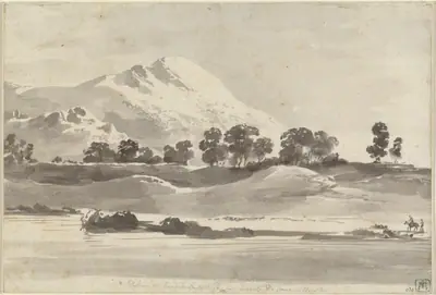 Mount Cairo from across the Melfa River