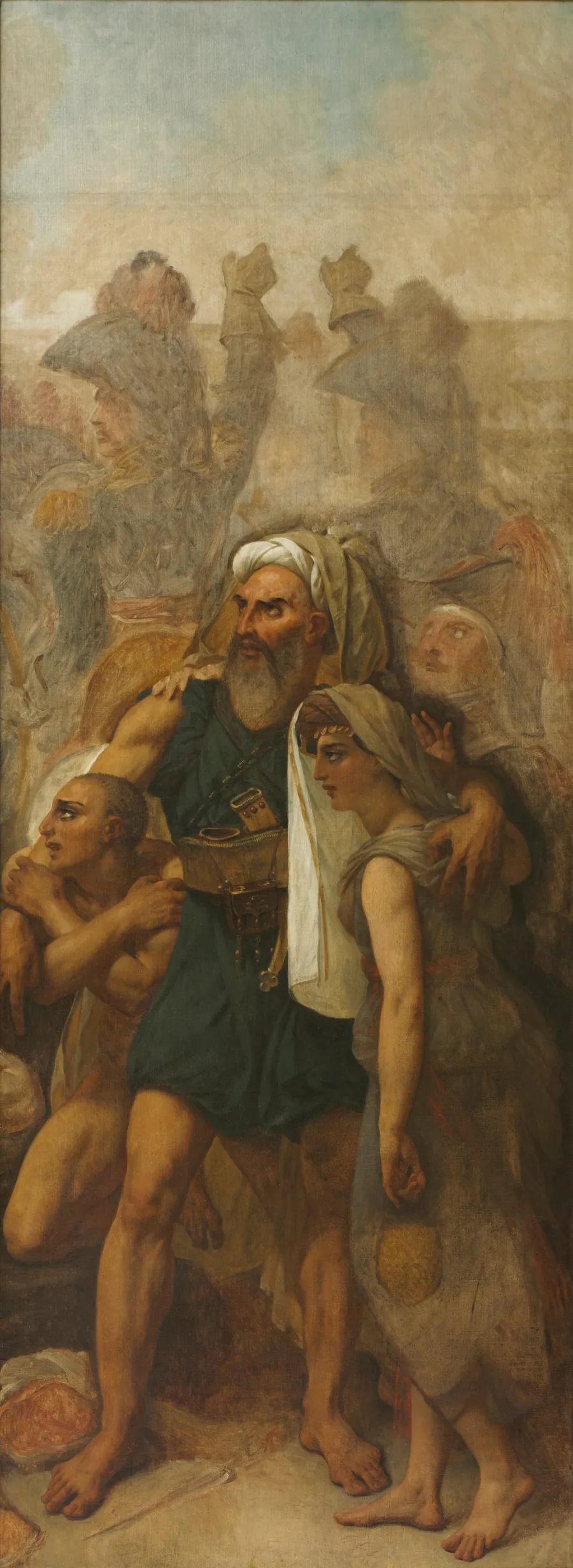 Egyptian Family (Sketch for "The Battle of the Pyramids") by Antoine-Jean Gros