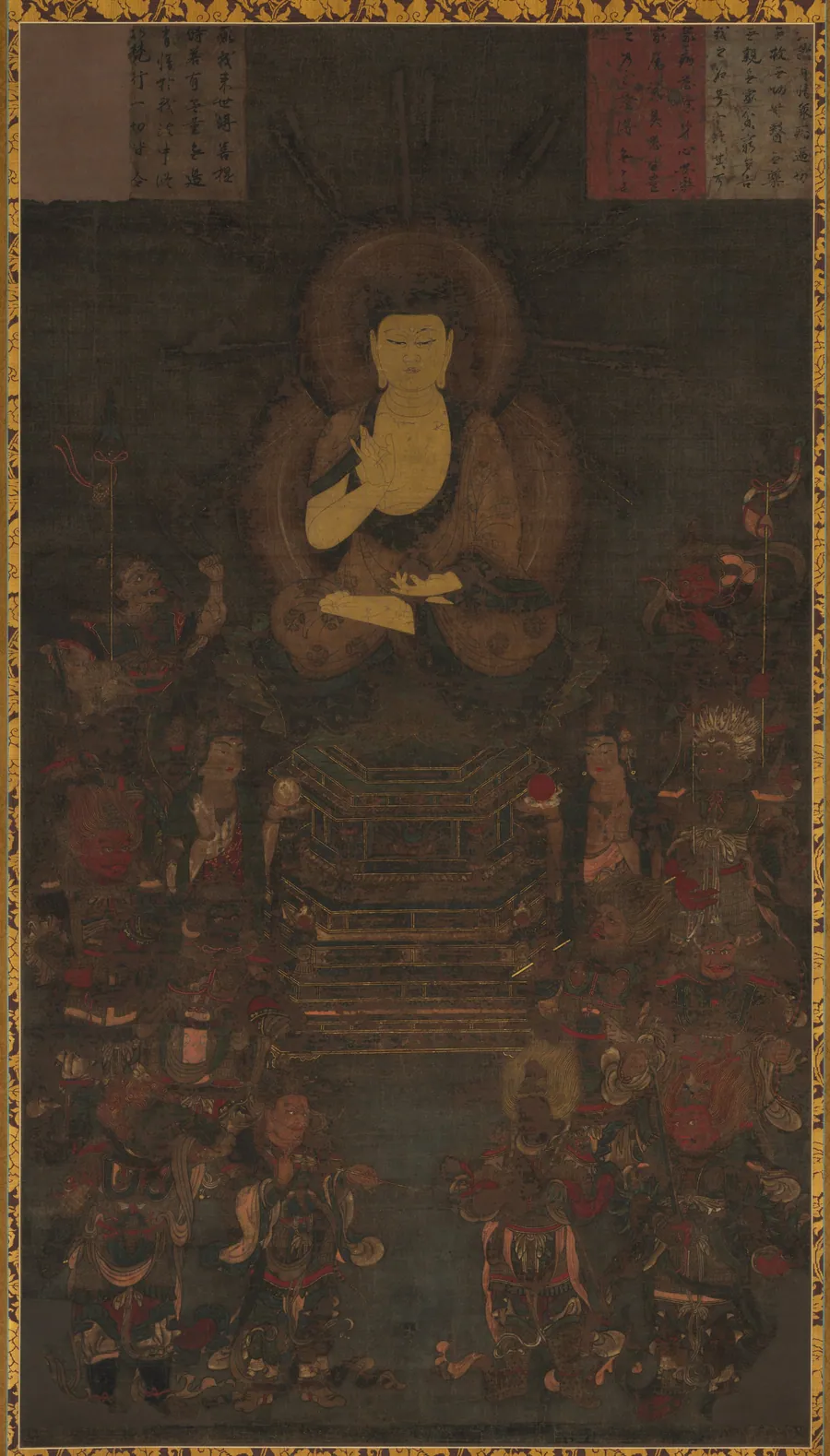 Medicine Master Buddha and the Twelve Divine Generals