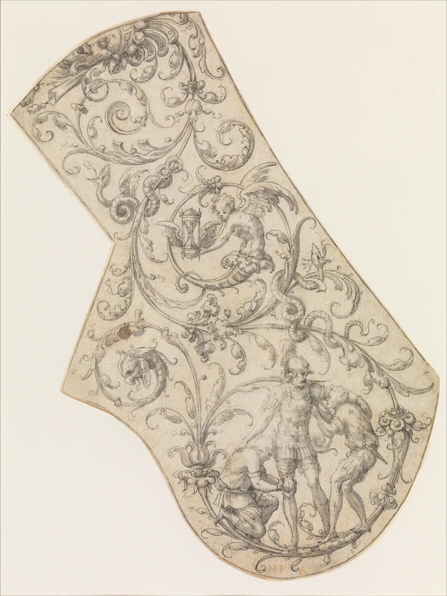 Design for the Right Pauldron of a Parade Armor by Jean Cousin the Elder