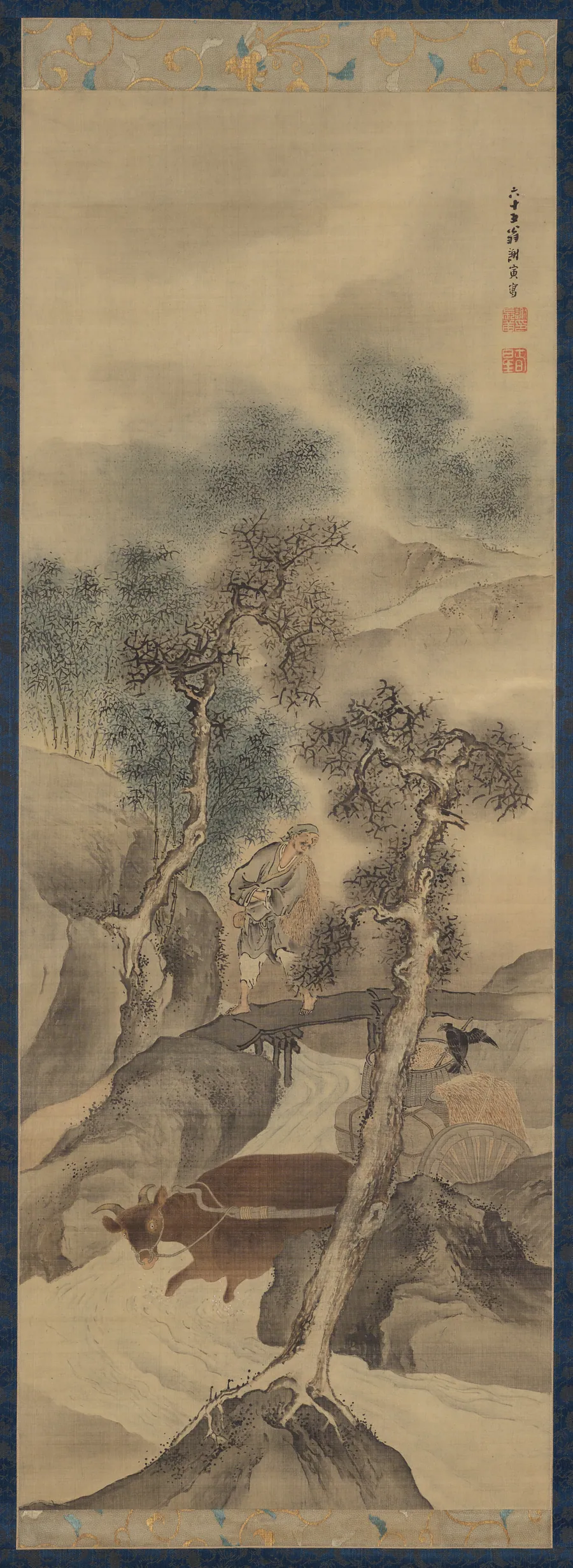 Farmer Returning Home in Autumn by Yosa Buson