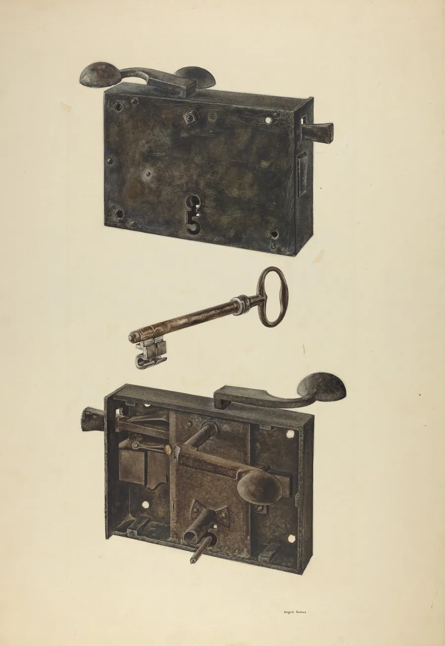 Zoar Lock w/ Key by Angelo Bulone