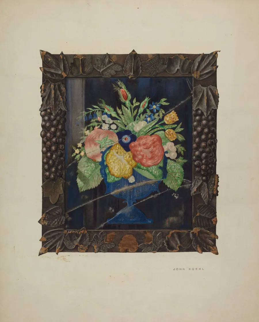 Tin Foil Still Life and Frame by John Koehl