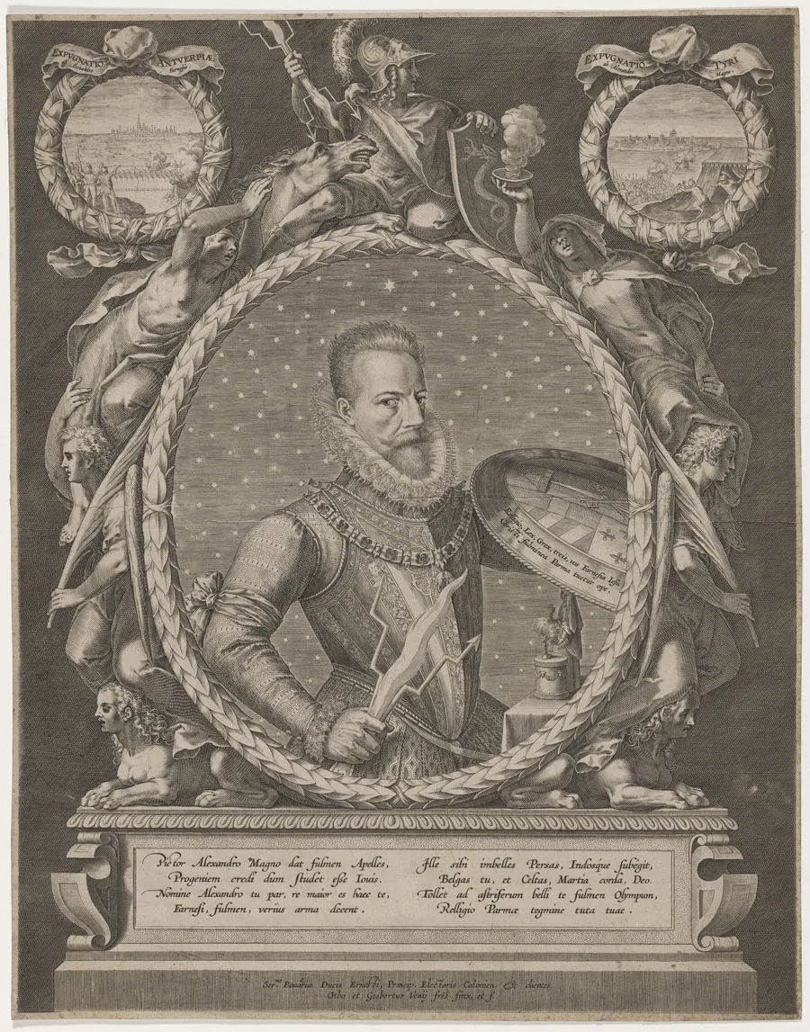 Alexander Farnese, Duke of Parma by Crispijn van de Passe I