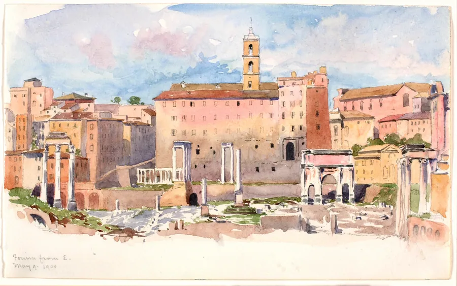 Forum from E by George Elbert Burr, born Monroe Falls, OH 1859-died Phoenix, AZ 1939