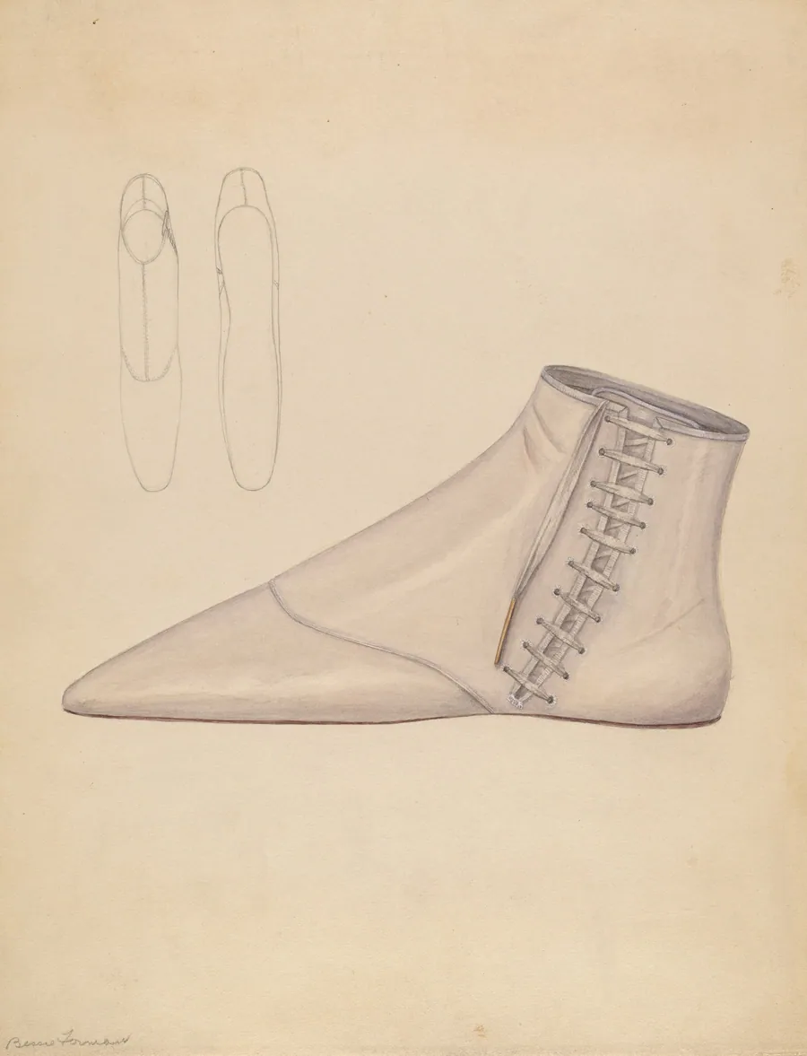 Woman's Shoe by Bessie Forman