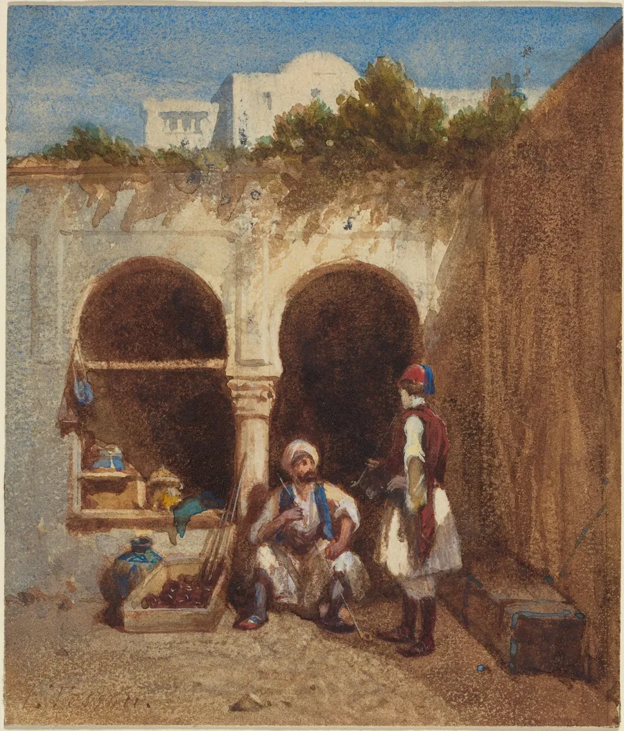 Arab Market by Louis Tesson