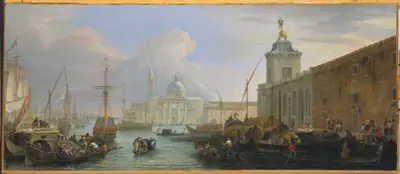 The Bacino, Venice, with the Dogana and a Distant View of the Isola di San Giorgio
