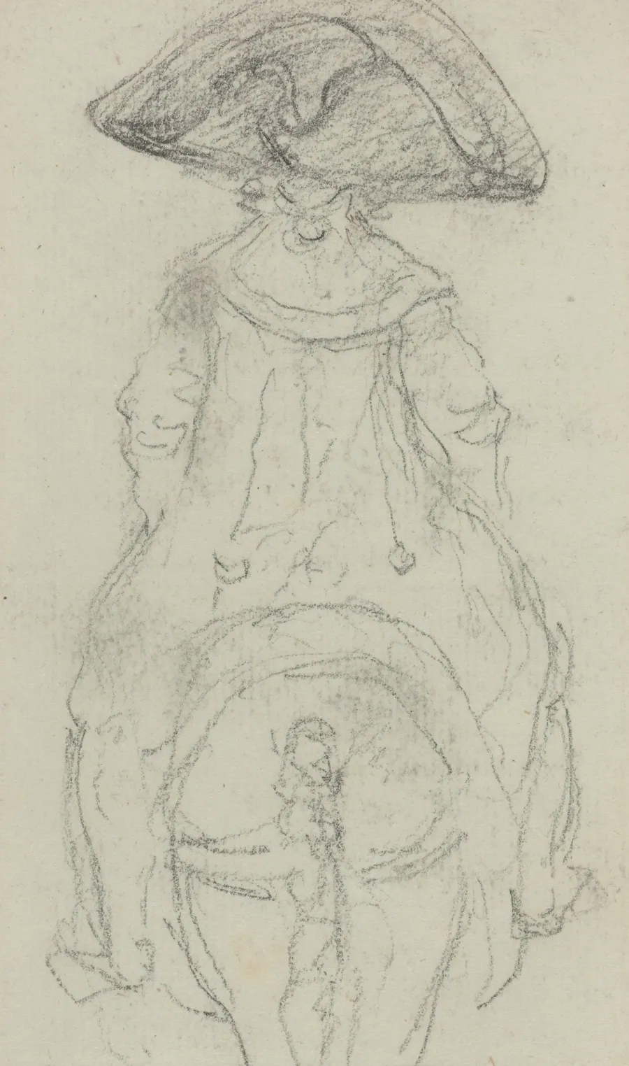 A Horseman Wearing a Grande Cockade [verso] by Vivant Denon