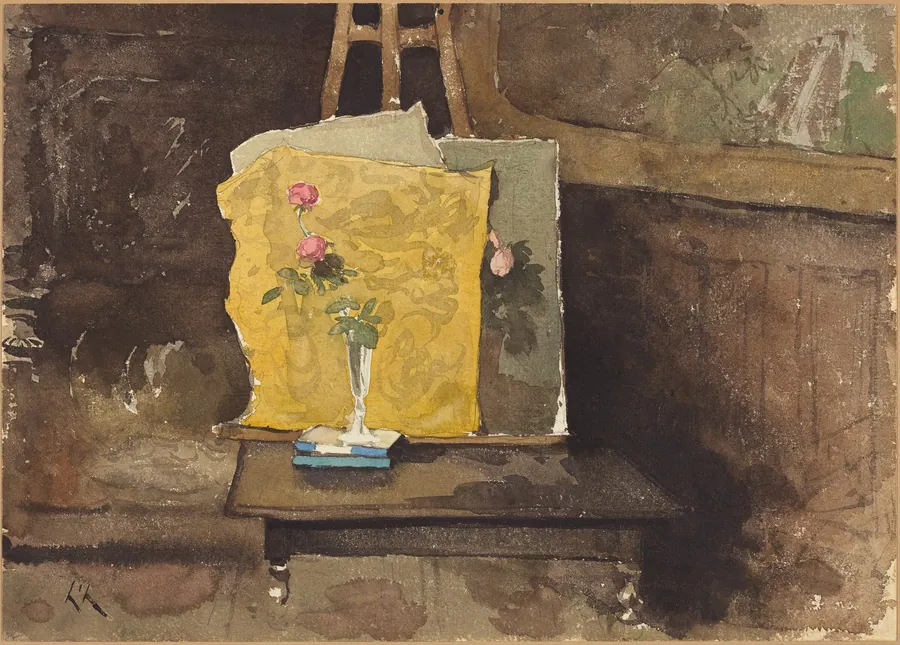 A Corner of a Studio by Henri-Joseph Harpignies