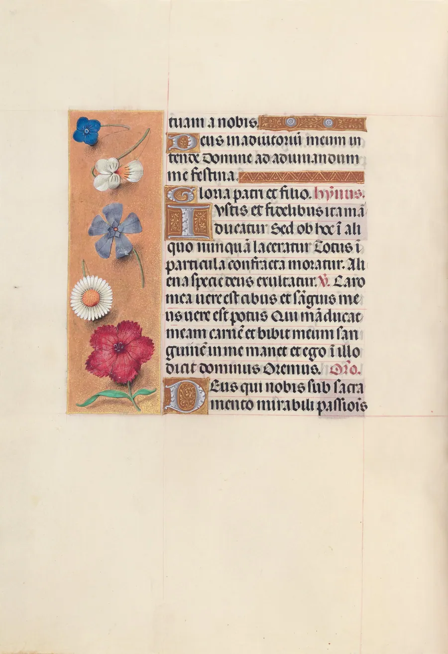 Hours of Queen Isabella the Catholic, Queen of Spain:  Fol. 48v by Master of the First Prayerbook of Maximillian