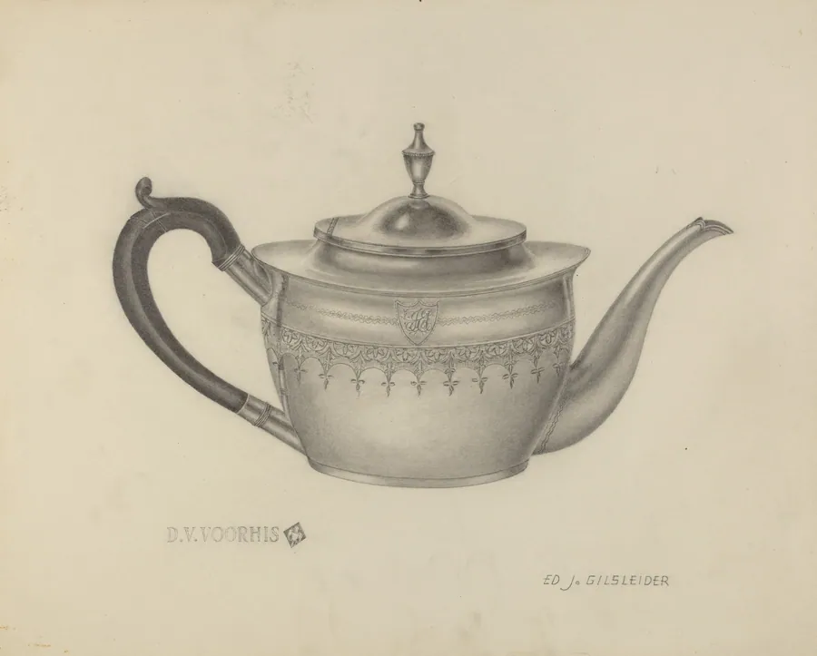 Silver Teapot by E.J. Gilsleider