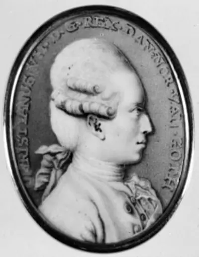 Portræt af Christian VII