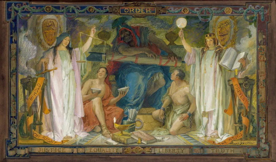 Order by Louis Schaettle, born Chicago, IL 1867-died New York City 1917